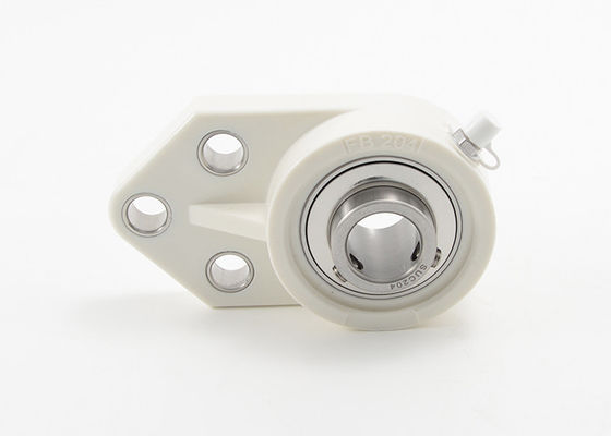 Bộ phận ổ trục nhựa nhiệt dẻo Vòng bi chèn bằng thép không gỉ 3 mặt bích bu lông SS UCFBPL203