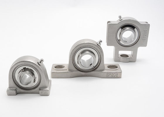 Mặt bích 2 lỗ Vòng bi chặn gối bằng thép không gỉ chịu lực nặng Không giãn nở SUCPX05 SUCPX06