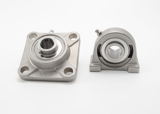 Bộ phận ổ trục nhựa nhiệt dẻo đã khai thác 440c 420 Vòng bi chặn gối bằng thép không gỉ SUCTB205