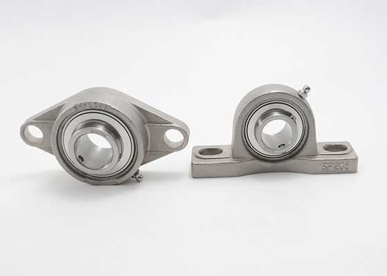 Nâng cao Vòng bi đỡ mặt bích 2 lỗ Thép không gỉ 440c SUCPH201