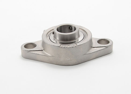 Vòng bi chặn gối 2 lỗ bằng thép không gỉ 420 440c Không mở rộng SUCFT207 với vòng trong rộng