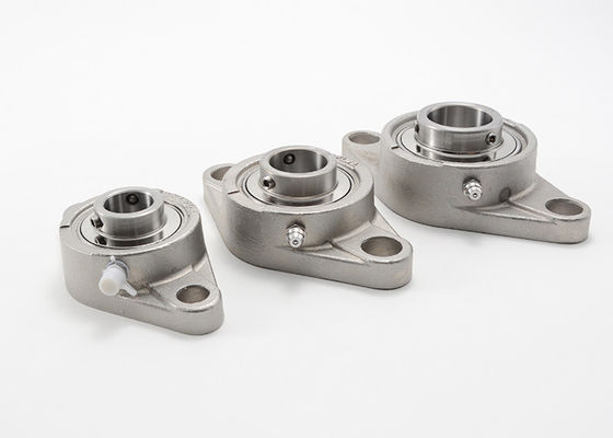 Vòng bi chặn gối 2 lỗ bằng thép không gỉ 420 440c Không mở rộng SUCFT207 với vòng trong rộng